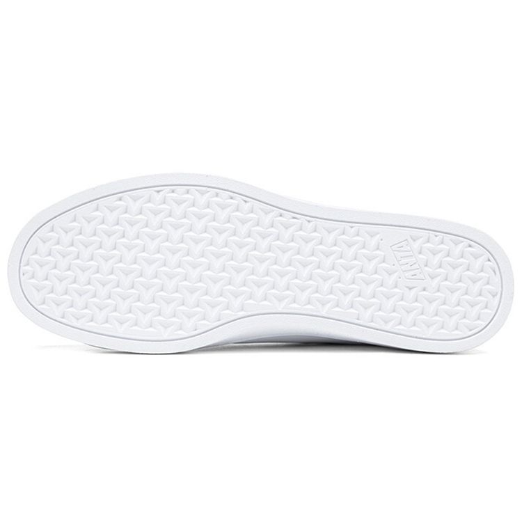 Anta Модные повседневные нескользящие прочные низкие кроссовки для скейтбординга мужские кроссовки белые черные 912028003-3