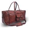 Ночная спортивная сумка Кожаная дорожная мужская сумка для багажа Тренажерный зал Duffel Винтаж Подлинная