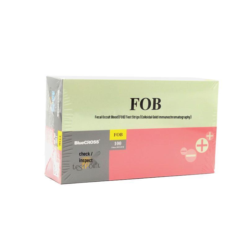 Blue Cross Fecal Occult Blood (FOB) Test Strips - Colloidal Gold Assay ID668