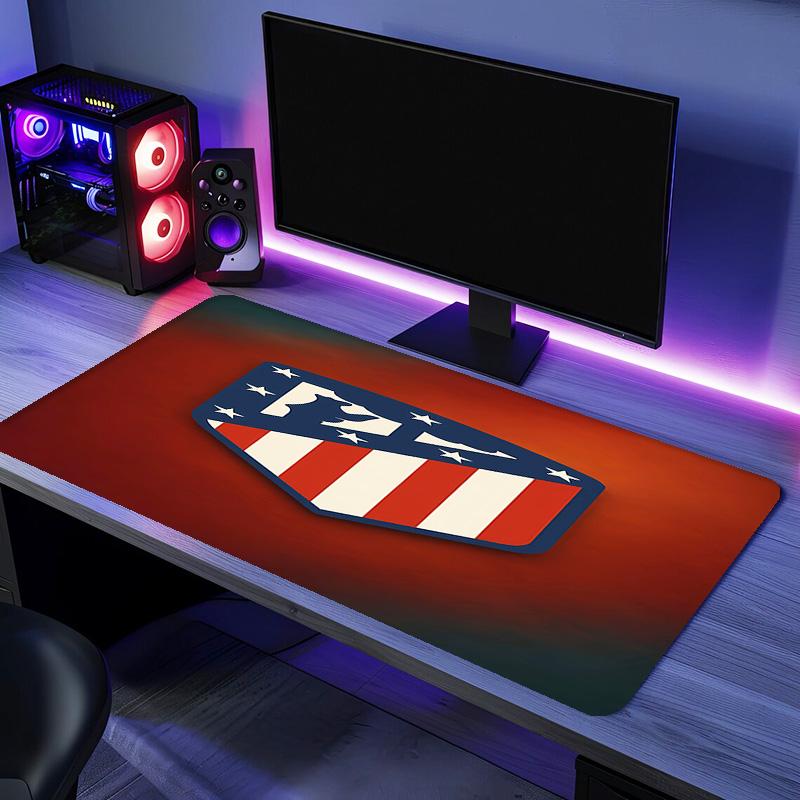 Atlético Madrid logo Mouse Pad - Non-Slip Rubber Base, Smooth Surface for Work,Gaming,Office,And Home Use, Desk Mouse Pad