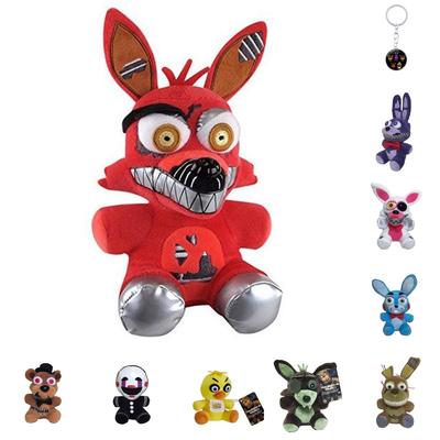 Плюшевая кукла Nights At Five Freddys Chica Bonnie Foxy, мягкая игрушка, детский подарок