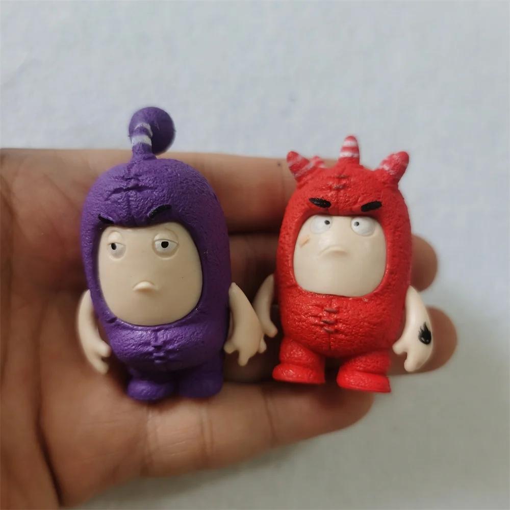 Оригинальные Oddbods Полный набор 7 шт./комплект с оригинальным кодом на обороте Коллекционные игрушки Ограниченный выпуск Милые аниме-фигурки Лучший подарок для детей