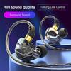 VAORLO Оригинальные проводные наушники 9D HIFI с мощными басами и микрофоном для спорта, игр и музыки