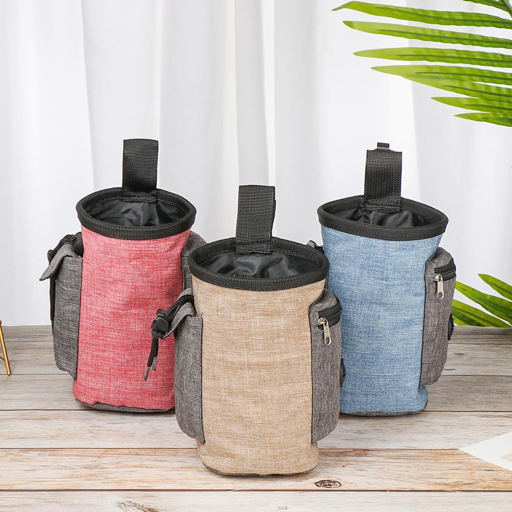 Pocket Snack Treat Food Holder Dog Treat Pouch Training Pet Puppy Bag Food Snack Pouch Haversack