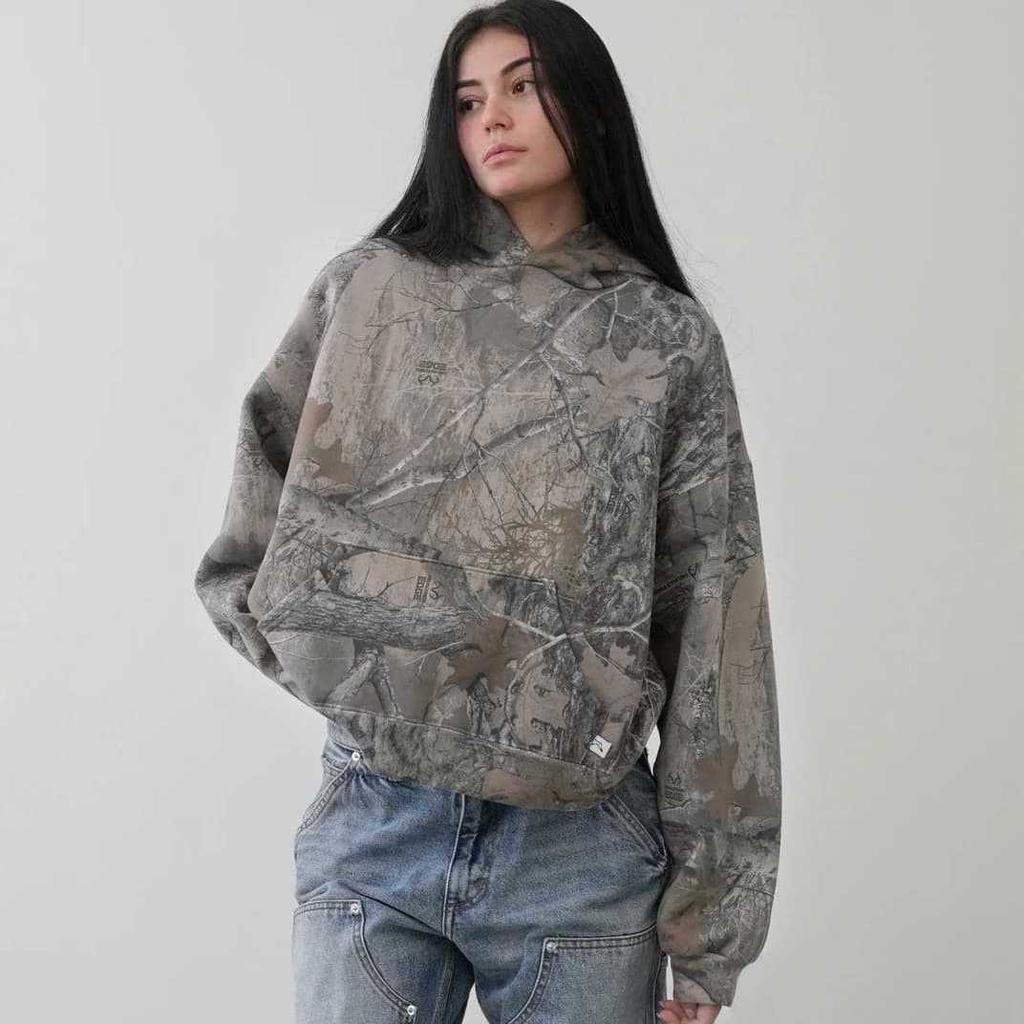 Y2k эстетика уличная одежда толстовки женские американский ретро камуфляж принт гранж панк хип-хоп молния капюшон толстовка