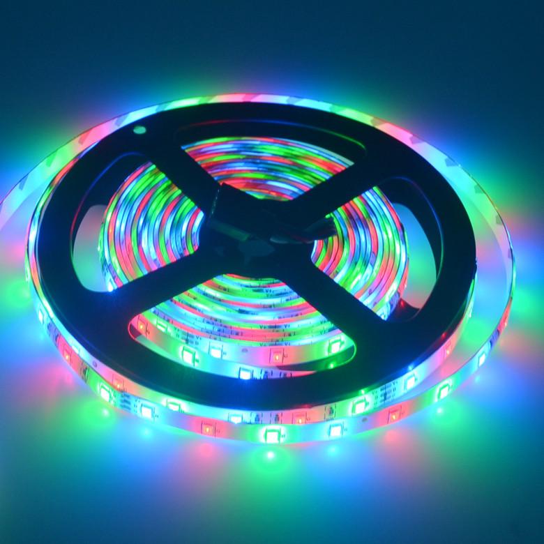 1Roll 5M 5050 LED Strip Light Tape DC 12V RGB 60LEDs/M