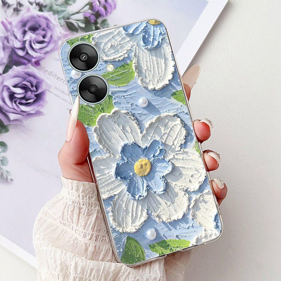 Clear Casing For Redmi 13C 13R 5G Cover For Redmi 13C 5G Case Luxury Butterfly Love Fashion Flowers Cool Cute Cartoon Painted
