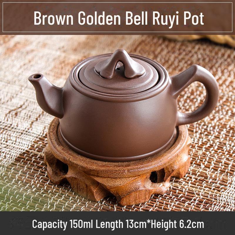 Коллекция чайников из фиолетовой глины: 72 модели, чайники Zhuni Xishi объемом 120–200 мл, идеально подходящие для утренних рынков