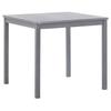 VidaXL Garden Table Grey 80x80x74 Cm Solid Acacia Wood