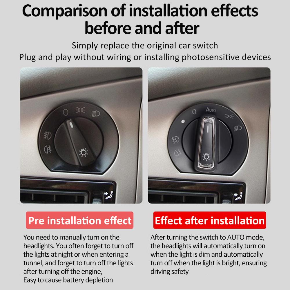 Для Volkswagen Jetta VW Vento A7 2019~2024 фара автоматический переключатель датчик освещения фара автомобиль управление модифицированные аксессуары