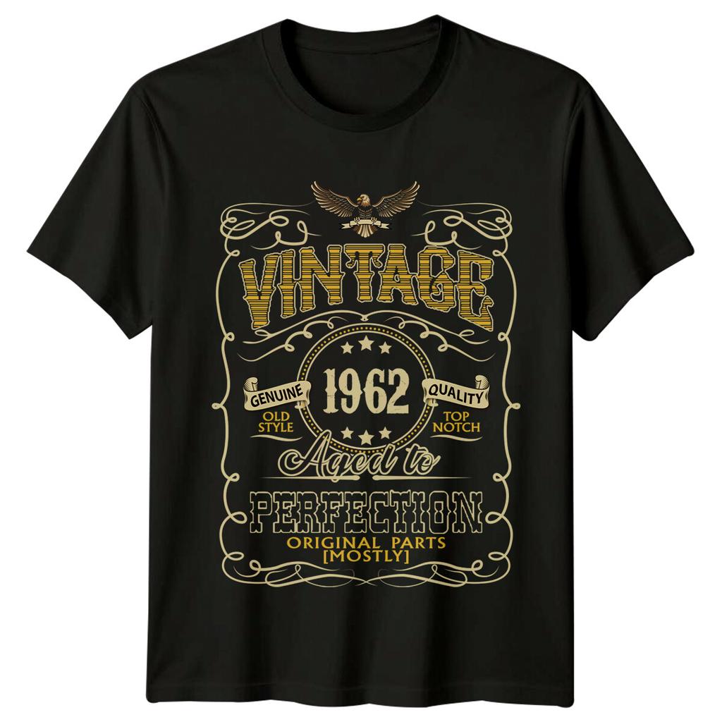 Made In 1962 Unisexs T Shirt 64th Birthday Gift Vintage Aged To Perfection