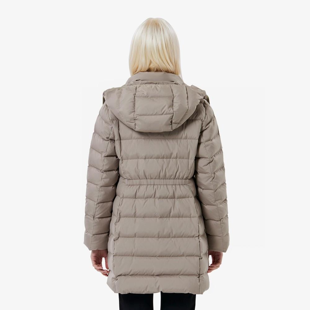 [Lacoste] Women's Slim Fit Hooded Mid-Hip Down Jacket BF545E-55N02S