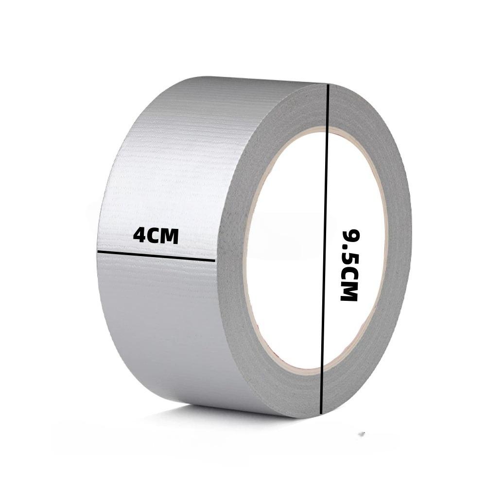 High Temperature Aluminum Foil Tape Thickened Self-Fiberglass Cloth Tape for Range Hood Duct Easy To Tear Tape Repair Bundles