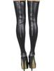 Европейско-американские чулки из искусственной кожи с металлическими и кружевными деталями