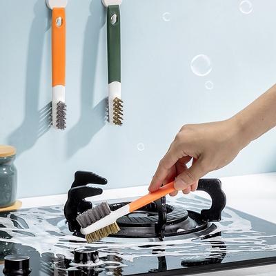 Щетка для чистки кухни, инструмент для мытья, очистка от накипи, щетка для мытья стали, щетка для чистки кухни, бытовые чистящие средства