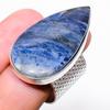 Sodalite Gemstone 925 Sterling Silver Jewelry Ring Size 7.5 G3h28