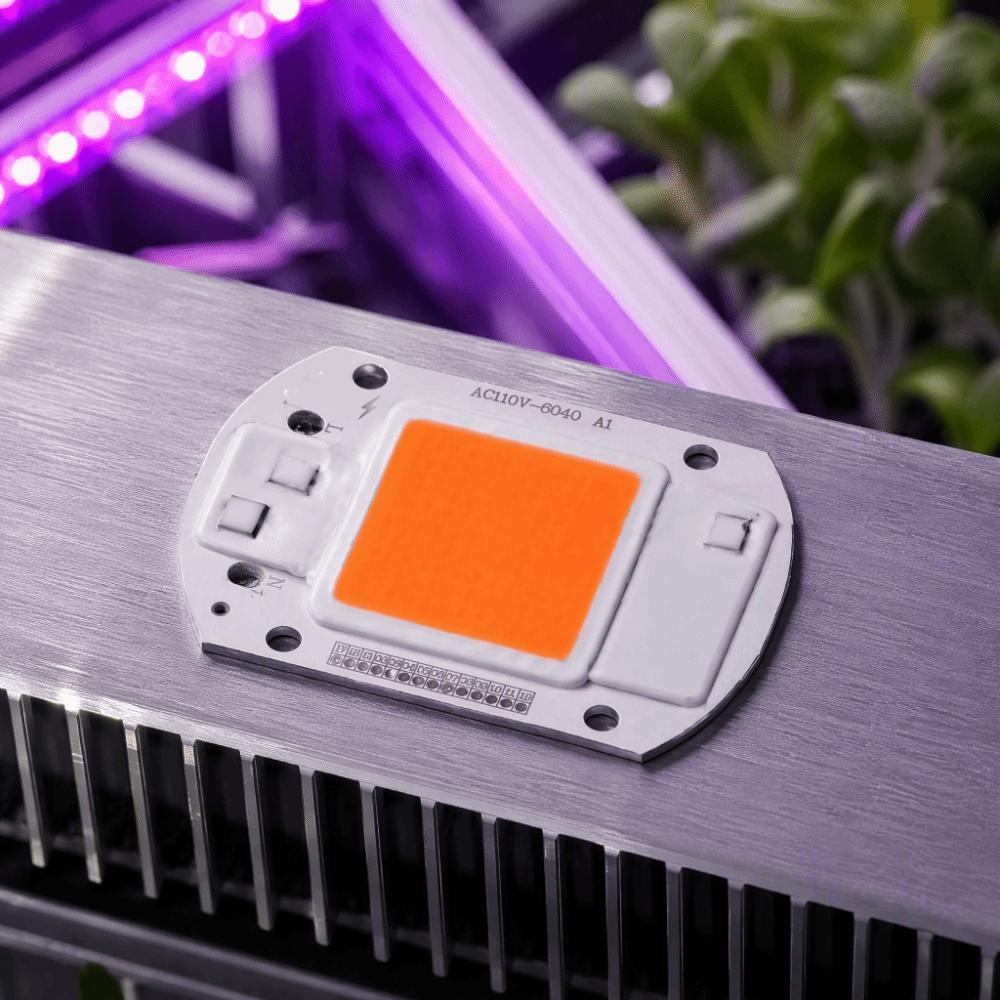 120 Degree Beam Angle Full Spectrum Grow Light Aluminum Plant Growth Lamp Gardening