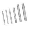 6 Pcs 3/4 Flute Tap Extractor Set Bearing steel Bolt Remover Tool  Industrial and Home Repair Work