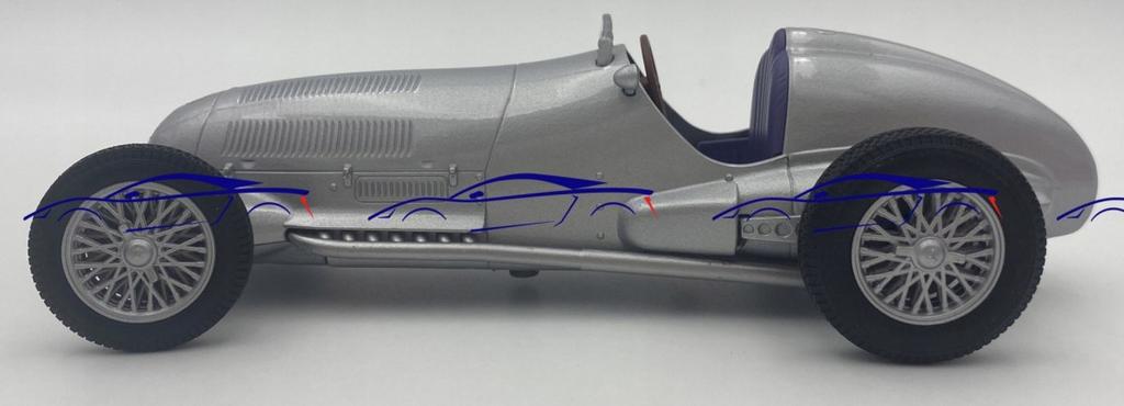 Mercedes W125 1937 Silver Model 24109 Welly 1:24