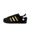 Originals Superstar 2 Peninsula Daisy Кожаные Устойчивые к истиранию Низкие Кеды для скейтбординга Унисекс Черный Желтый JI0079(Команда471-)