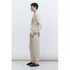 H M Linen Blend Suit Pants Regular Fit ligHt Beige