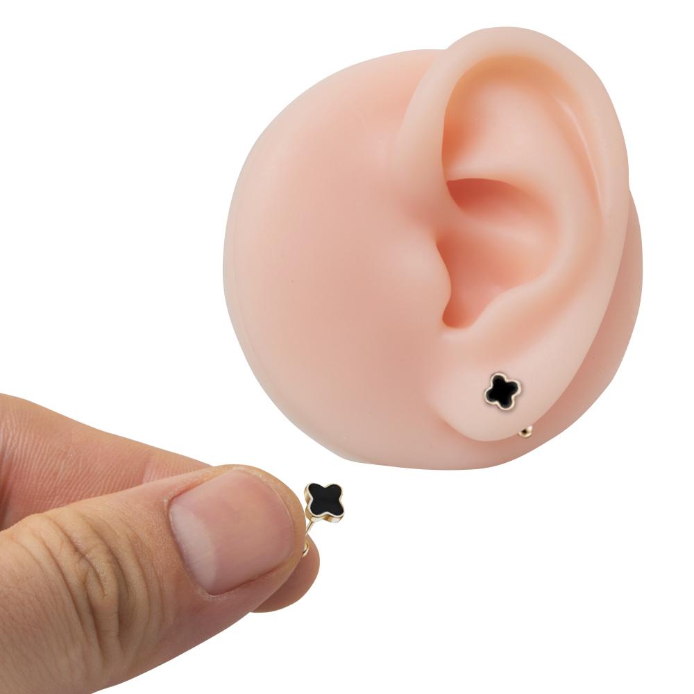 Soft Silicone Ear Nose Mouth Model Tattoo Practice Body Jewelry Display Piercing Tool Kit Beauty Accessories Make up Tools