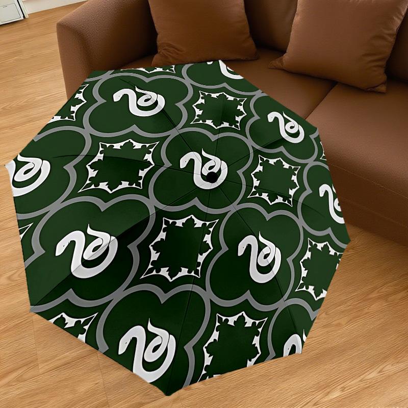 1PC Warner Snake Green Umbrella-8-Rib Reinforced, Automatic Open, Lightweight-A106