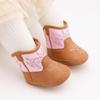 Anti-Slip Infant Toddler Shoes Plush Inside Walking Shoes Comfortable Baby Boots  For Boys Girls