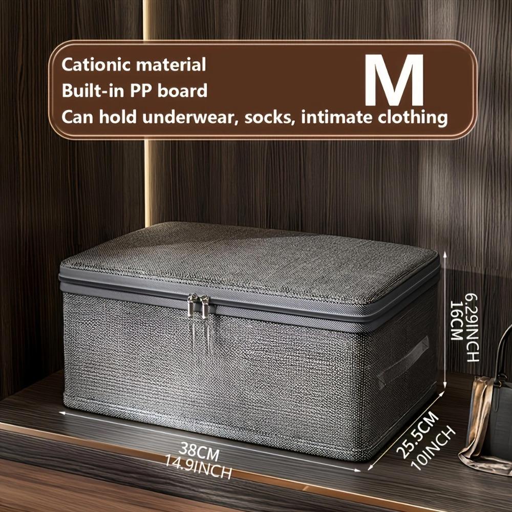 С пылезащитным чехлом для одежды, ящик для хранения, большой емкости, ящик для хранения, домашний