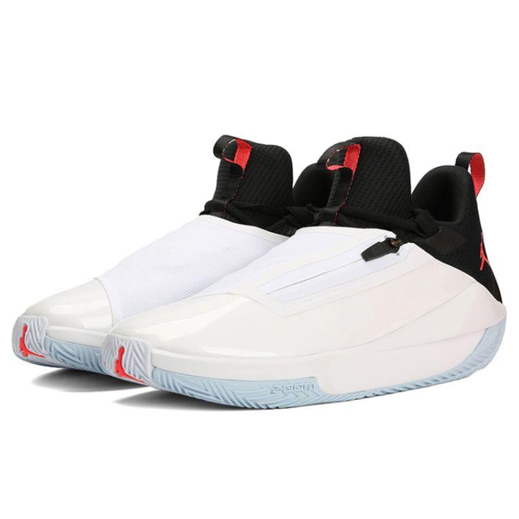 Air Jordan Jumpman Hustle PF Белый Черный Мужские Кроссовки Инфракрасный-23 AQ0394-100