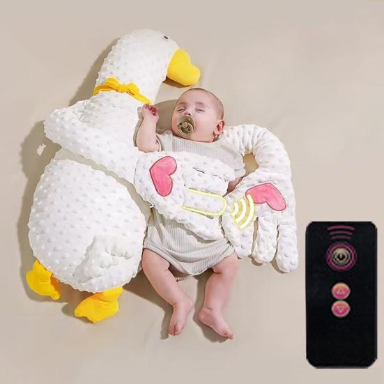 Успокаивающая подушка для похлопывания Baby Sleep Patter, успокаивающая подушка для предотвращения испуга с регулируемыми режимами похлопывания, пульт дистанционного управления для младенцев и новорожденных