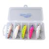 5pcs/box Slow Sinking Artificial Fishing Bait Luminous Fishing Lures Hooks  Beach Boat Fishing