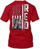 Забавная футболка Red Friday 'Помните всех, кто служит' Сделано в США Размеры от S до 5XL