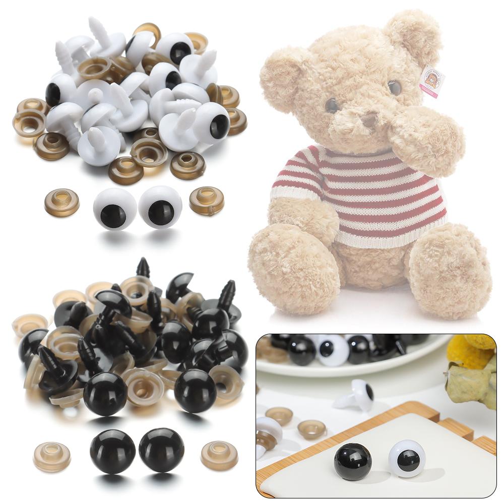 20pcs/10pairs High Quality Accessories DIY Eyeball Doll Making Crafts Safety Animal Toy Plastic Eyes
