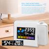 Smart Alarm Clock with Night Backlight Desk Table Thermometer Hygrometer Projection Clock for Home Living Room Bedroom