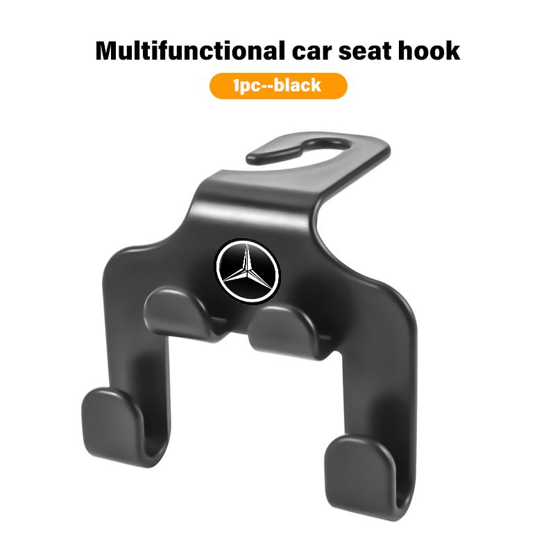 FA05Double Head Hook Car Rear Seat Hanging Storage Holder For Mercedes Benz CLK GLC W212 C200 C300 W203 W204 W205 W169 W176 GLC