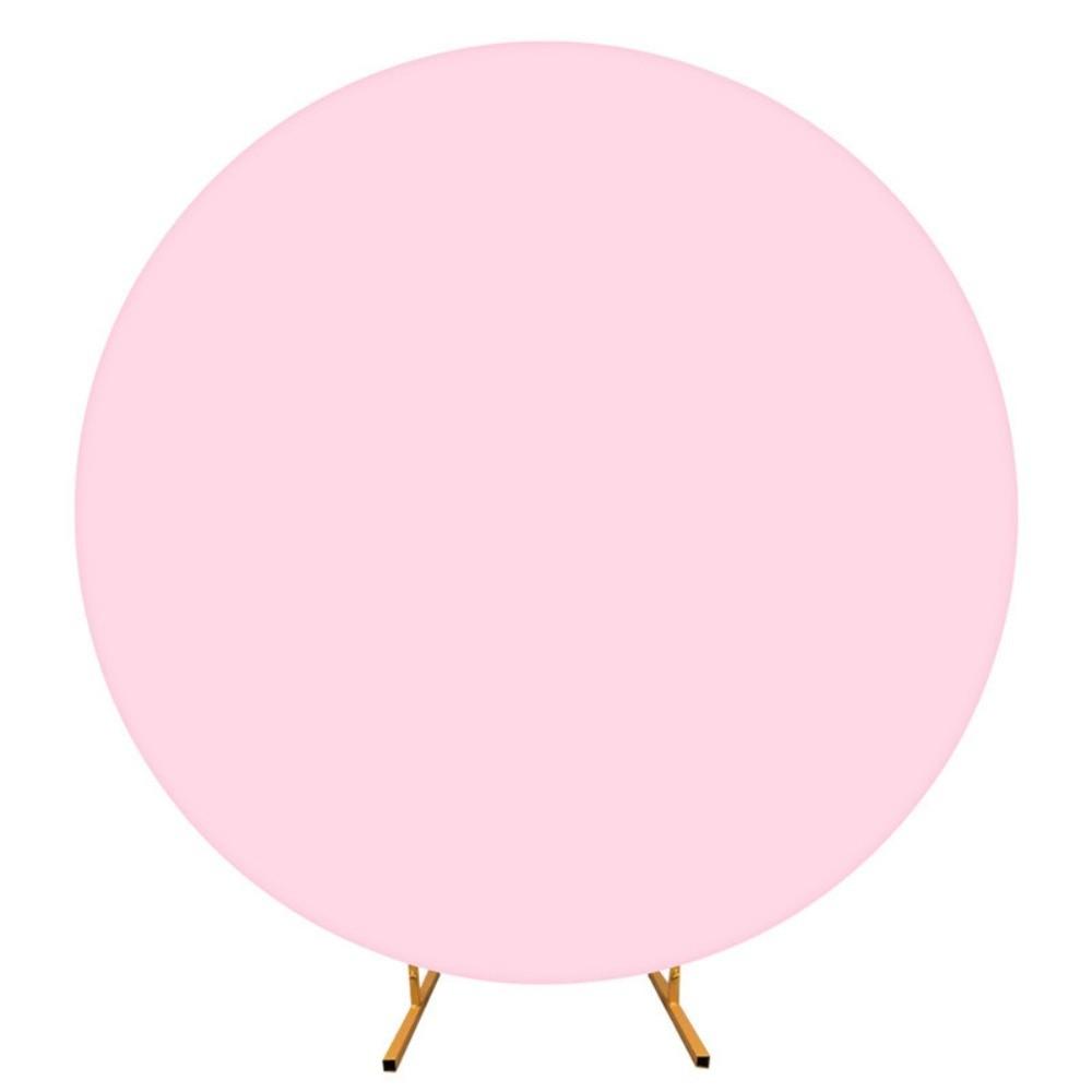 Новый однотонный круглый фон, эластичный полиэстер, чехлы для арки из воздушных шаров, 4 фута, чехол для круглого стенда-арки, вечеринка по случаю дня рождения