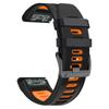 Dual-color Watch Band for Garmin Fenix 7/Forerunner 965/955/945/935 ,Smooth Silicone Soft Strap