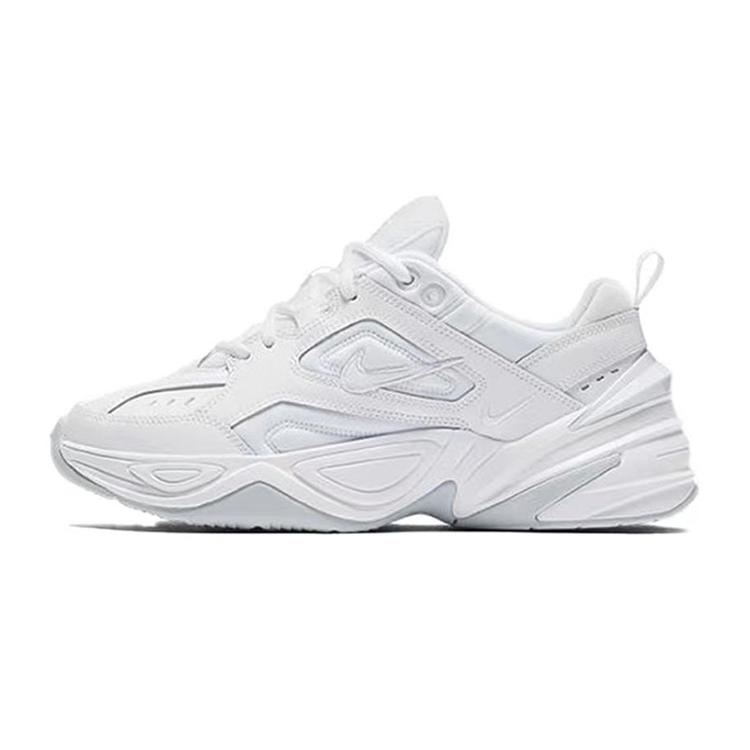 Nike M2K Tekno Увеличивающие рост Увеличивающие рост Низкие Кроссовки на массивной подошве Женские Белые AO3108-100(КомандаС-)