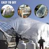 Greenhouse Film, Greenhouse Polyethylene Film 24x50 ft Greenhouse Plastic