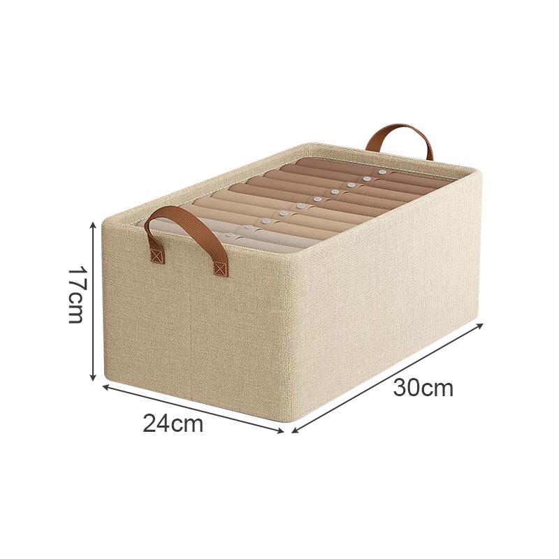 1pc Clothes Storage Basket Oxford Cloth Clothes Hand-held Storage Box Foldable Storage Box with Steel Frame Wardrobe Organizer