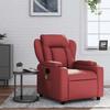 VidaXL Reclining Massage Armchair Bordeaux Red Faux Leather 372438