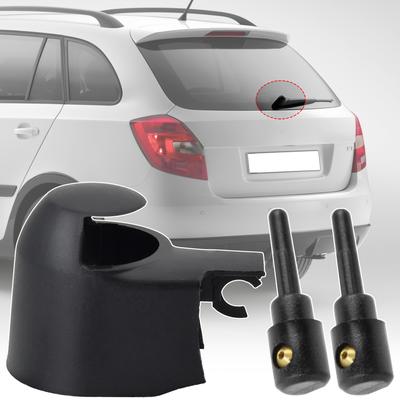 Крышка коромысла заднего стеклоочистителя, форсунка омывателя для Skoda Fabia Combi Roomster 5J Praktik Yeti 5L 2009 2010 - 2013 2014