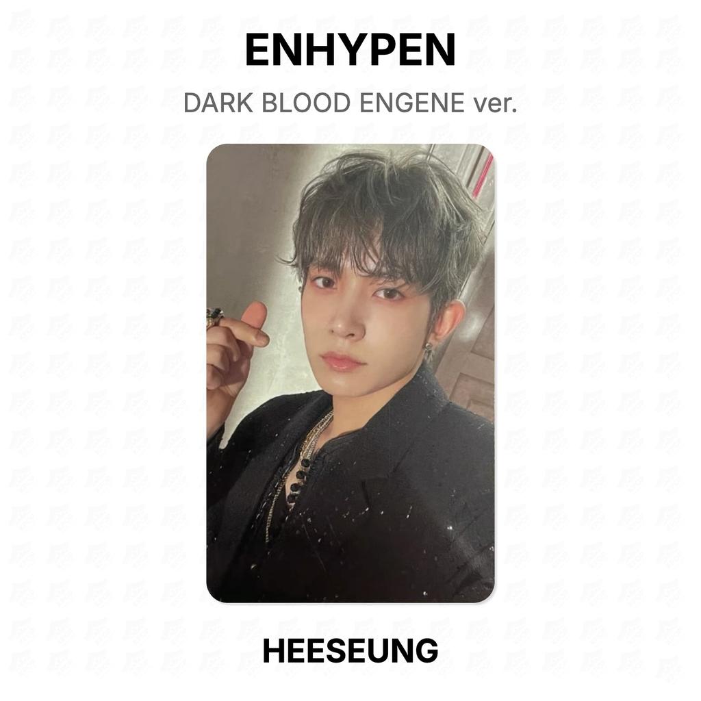 ENHYPEN DARK BLOOD ENGENE версия. Официальная фотокарта