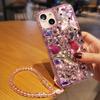 Подходит для чехла для мобильного телефона IPhone16Promax с бриллиантами и стразами 14 Apple 15 Защитный чехол 13 Креативная роскошь