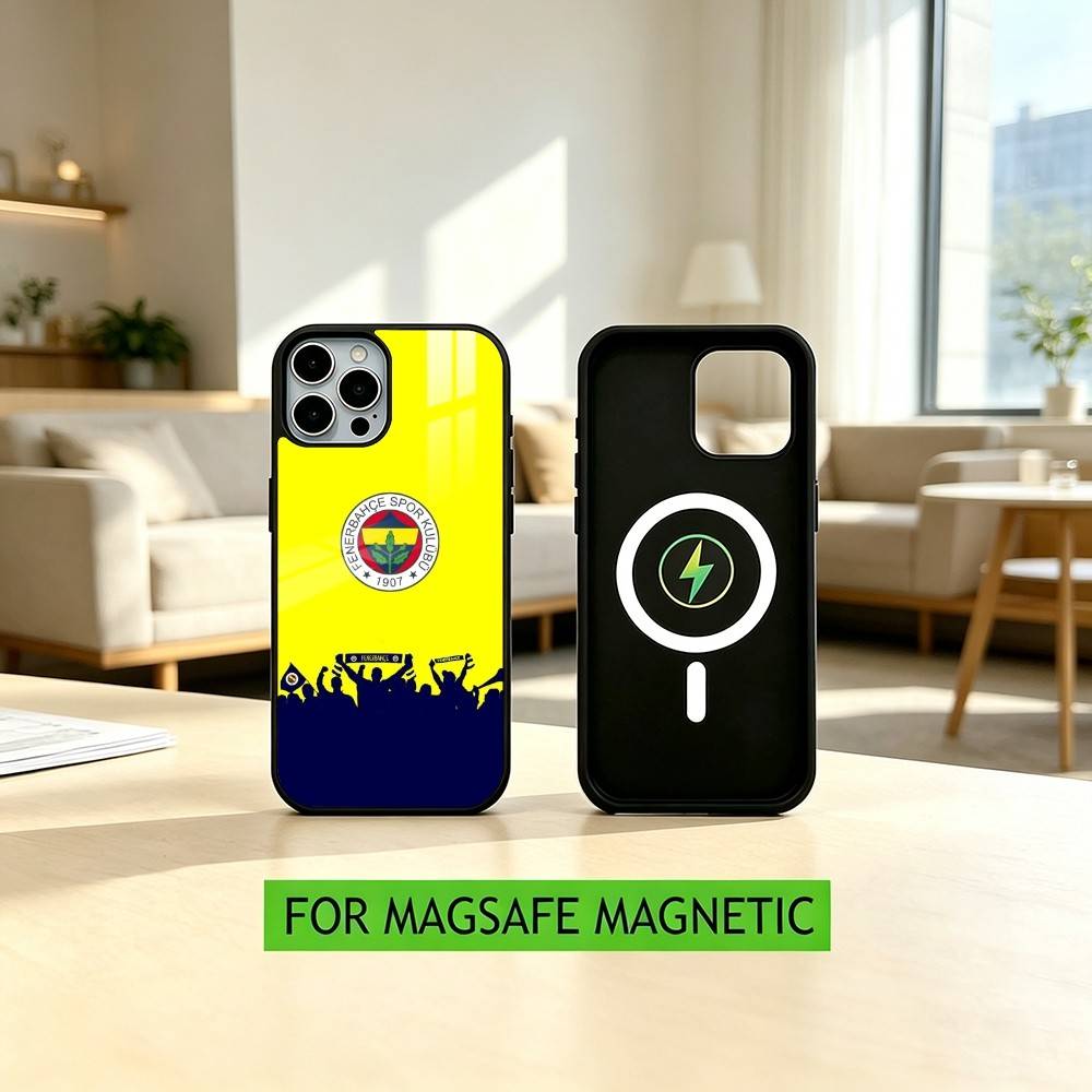 F-f Fenerbahce-E T-turkey-PC Чехол для телефона для iPhone17,16,15,14,13,12,11 Plus,Pro Магнитный для Magsafe Беспроводная зарядка
