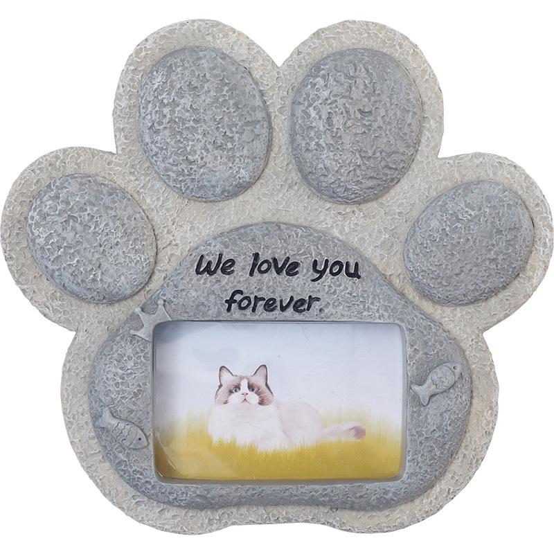 Pet Memorial Gifts for Dogs Cat, Pet Grave Markers with Photo Frames, Loss of Dog Sympathy Gift, Death Sympathy Bereavement