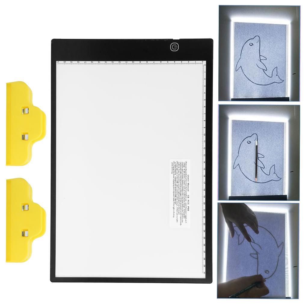 Portable Light Box LED Tracing Drawing Board Adjustable Brightness for Artist Kid Painting Graffi