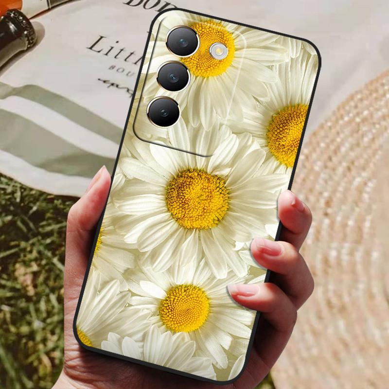 Для чехла Vivo V40 SE Роскошные Милые TPU Мягкие Силиконовые Чехлы для Телефона для Vivo V40 SE 5G Защитные Оболочки Бамперы Para Vivo V40SE Capa