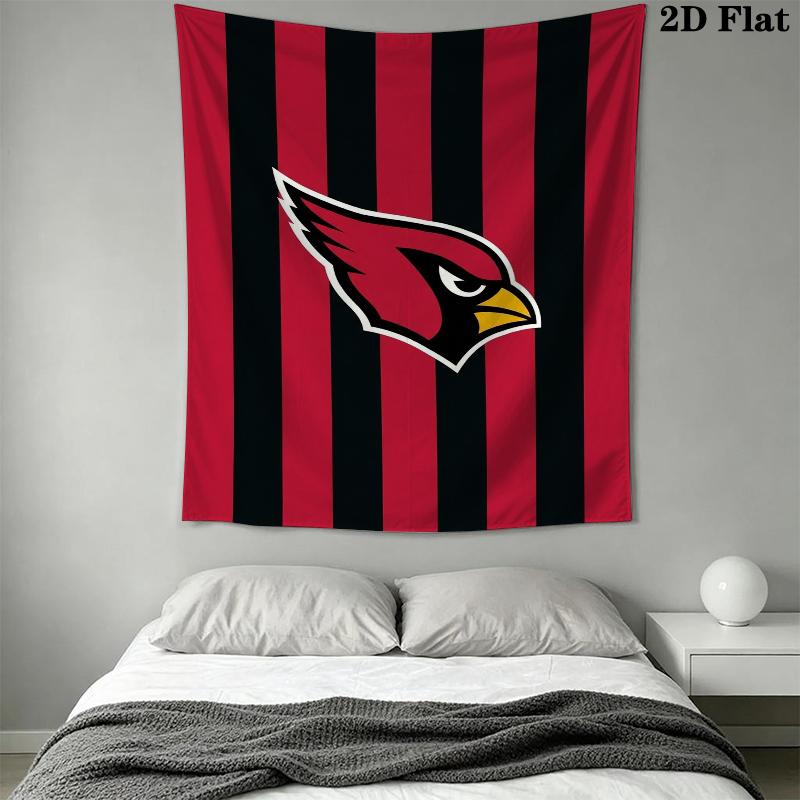 Arizona Cardinals Wall Tapestry Aesthetic Wall Hanging Printed Fabric Blanket Decorative Tapestries for Bedroom Living Room Home Decor
